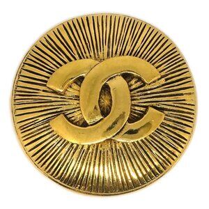 Chanel Brooch Pin Gold 1136 153493